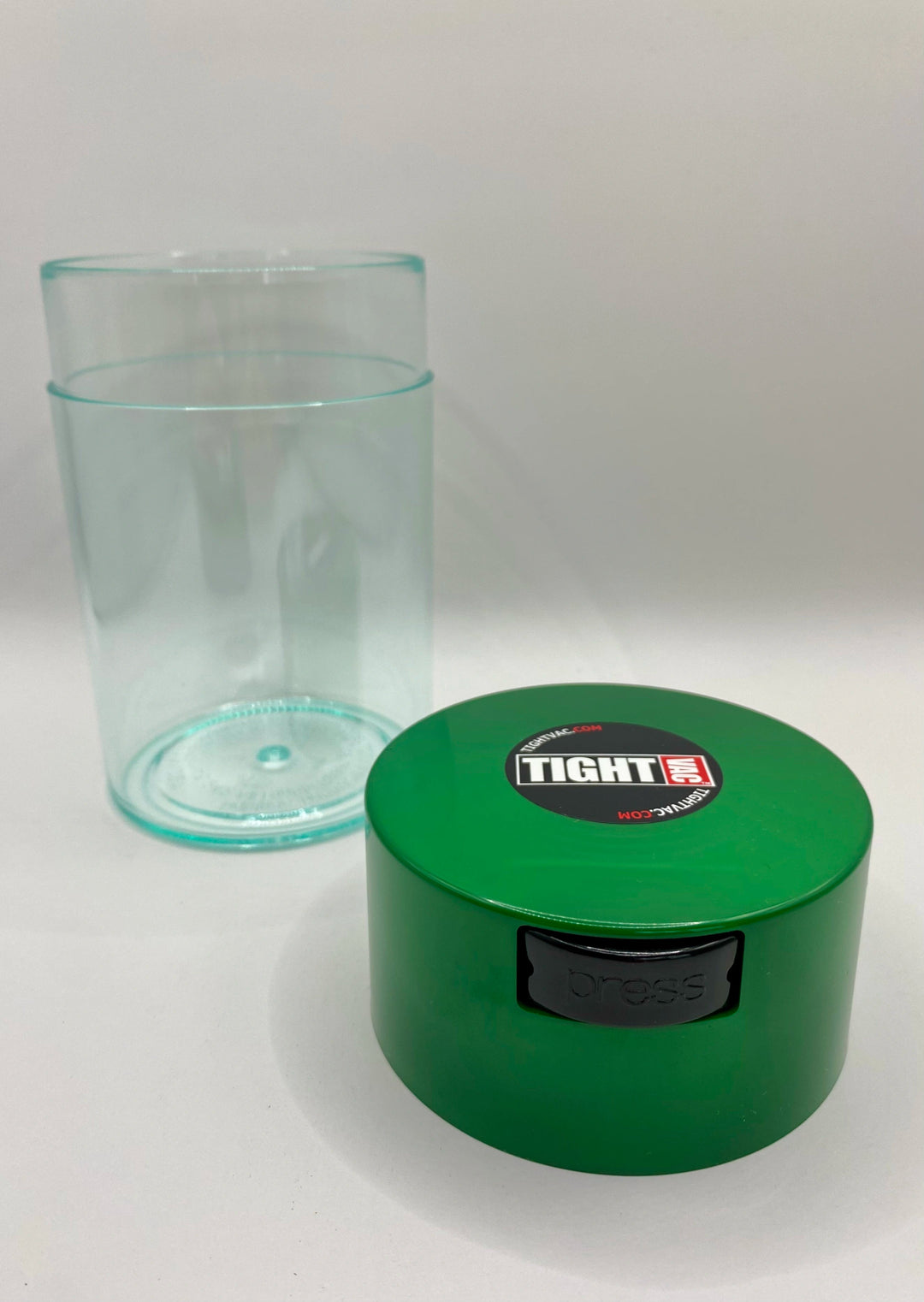 Tightvac Airtight Container / 0,57L / 150g / Clear / Dark Green - TightVac Europe - The eassiest storage solutions
