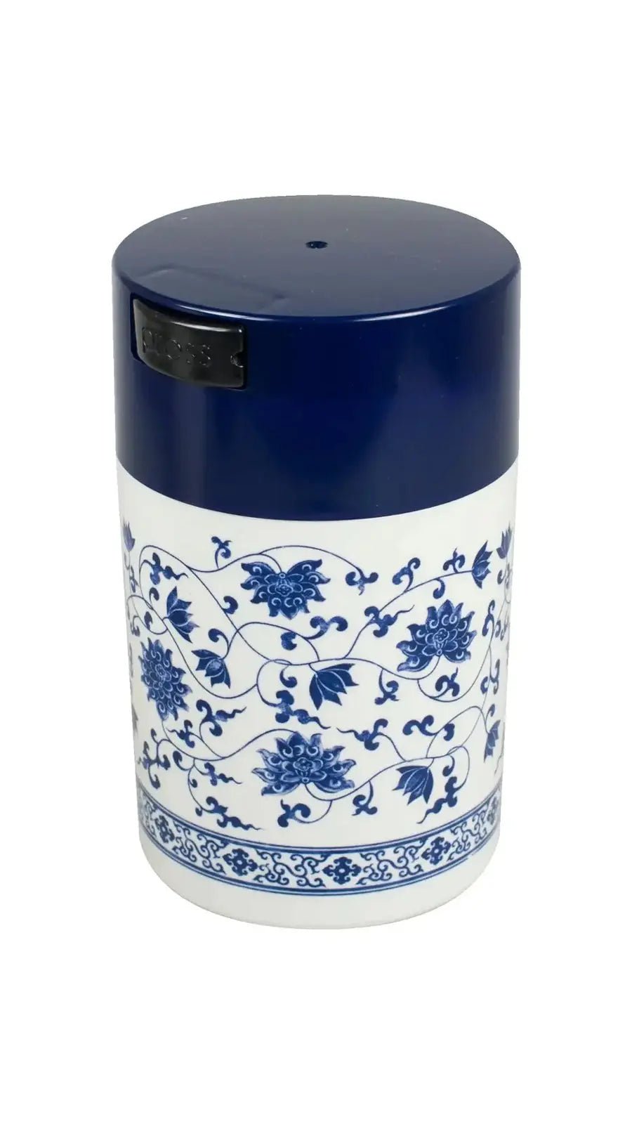 Tightvac Airtight Container / 0,57L / 150g / Solid / Floral / White Blue - TightVac Europe - The eassiest storage solutions