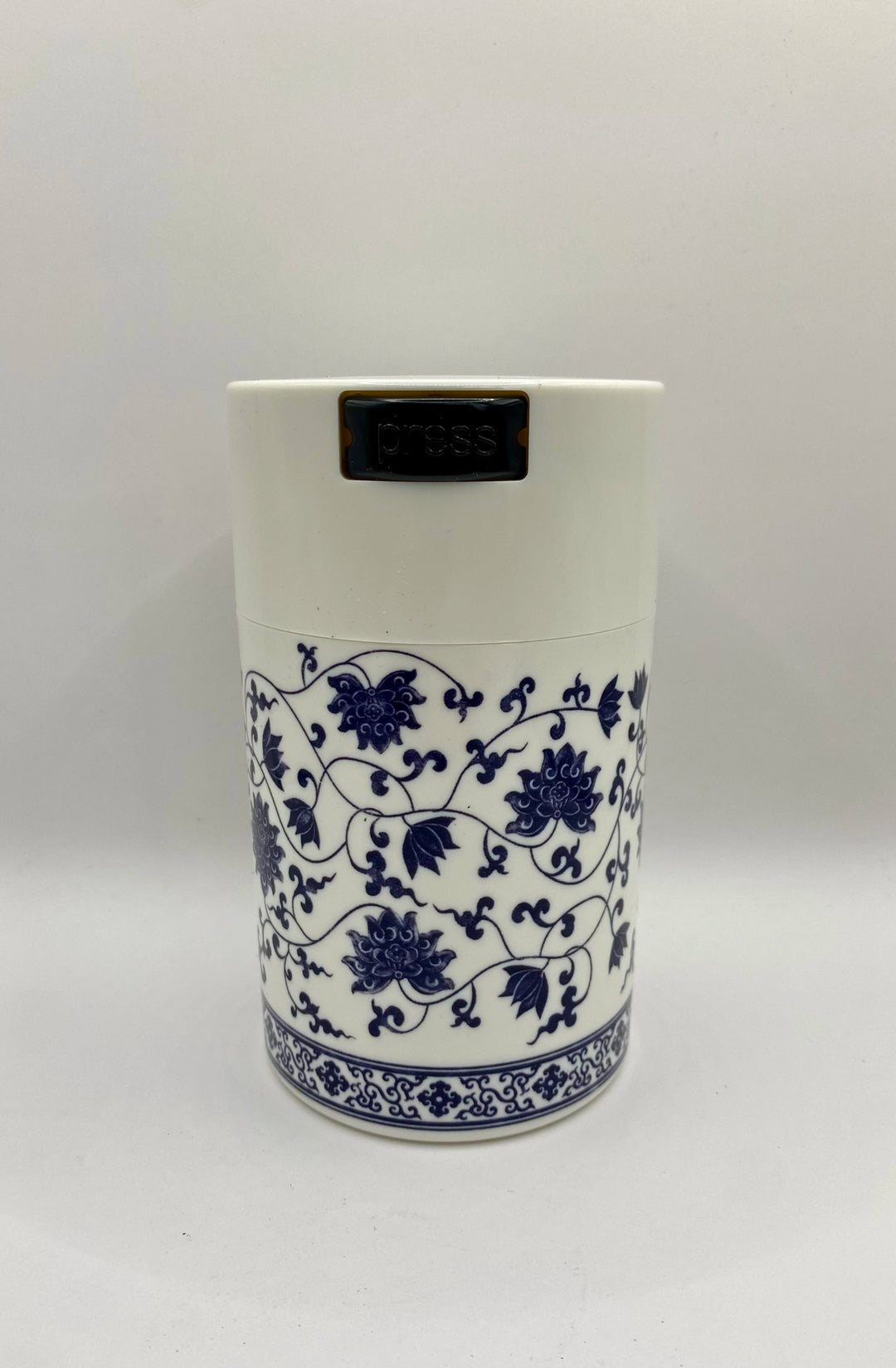 Tightvac Airtight Container / 0,57L / 150g / Solid / Floral / White - TightVac Europe - The eassiest storage solutions