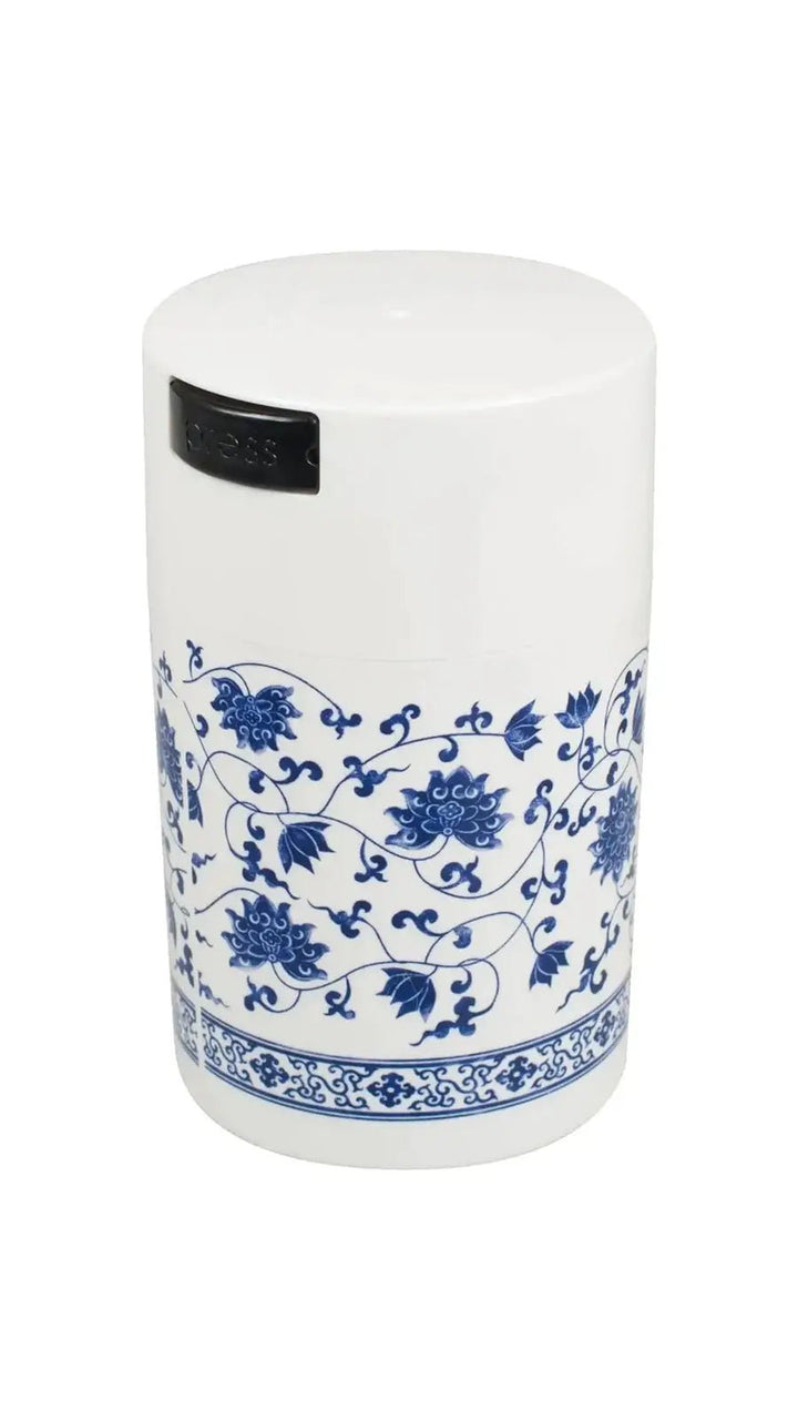 Tightvac Airtight Container / 0,57L / 150g / Solid / Floral / White - TightVac Europe - The eassiest storage solutions