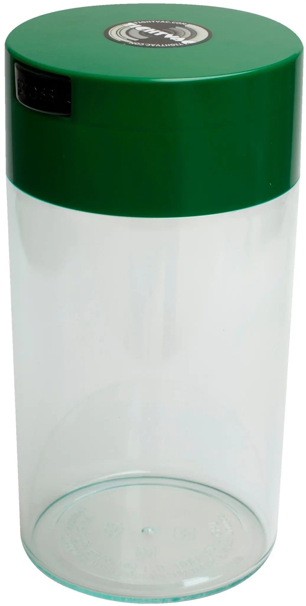 Tightvac Airtight Container 1.3 liter / 340g / Clear / Dark Green - TightVac Europe - The eassiest storage solutions