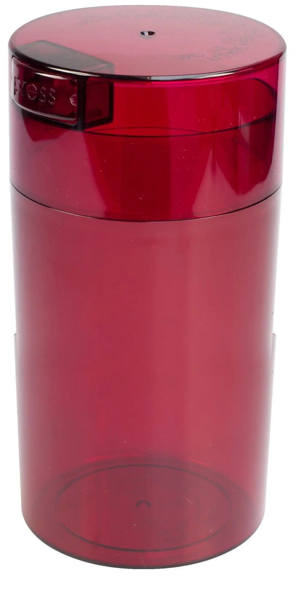 Tightvac Airtight Container 1.3 liter / 340g / Clear / Red Tint - TightVac Europe - The eassiest storage solutions