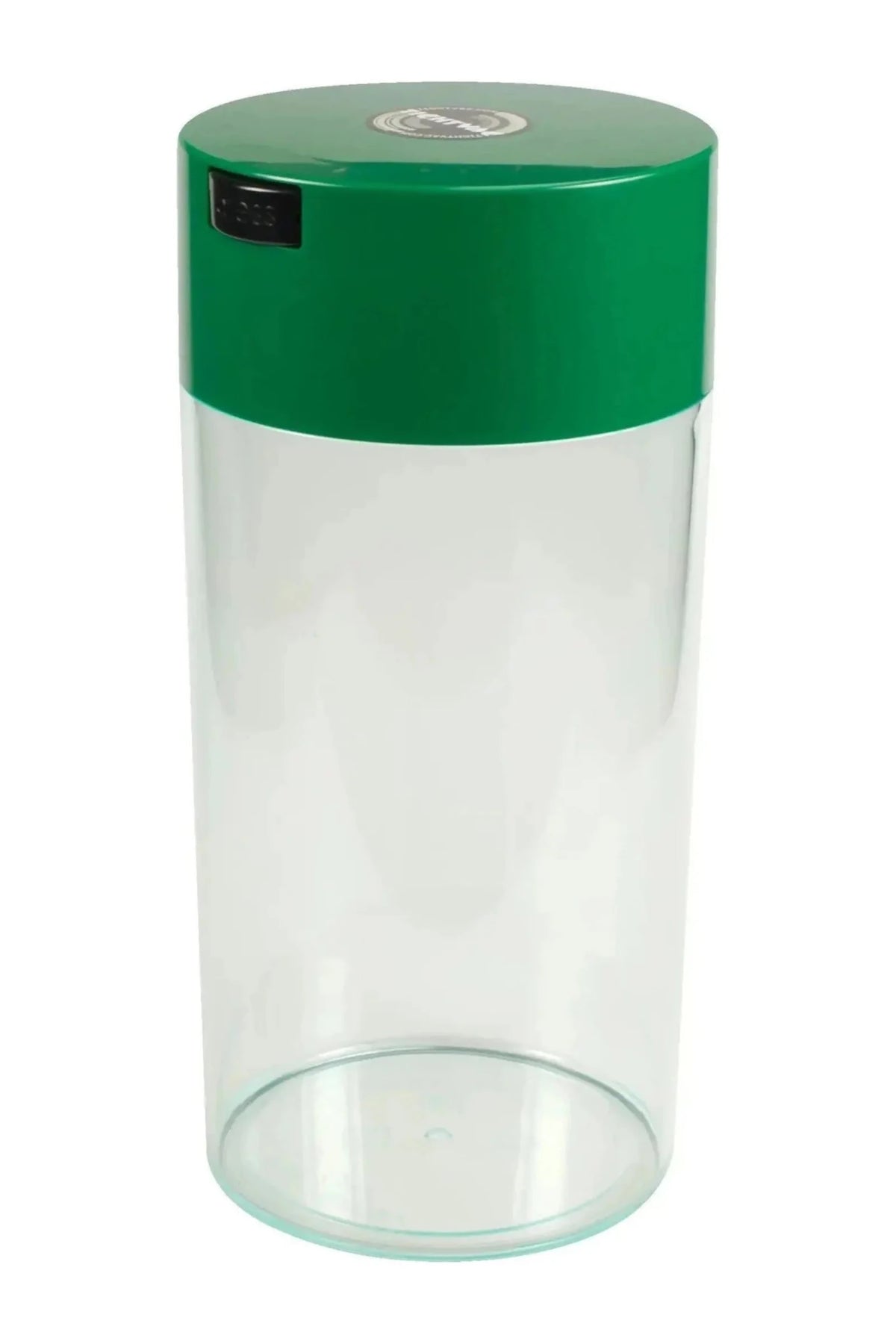 TightVac 2.35L airtight container in translucent dark green with matching lid