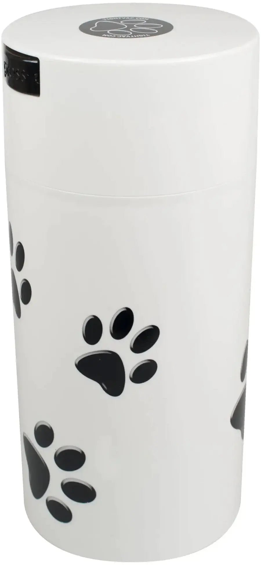 Tightvac PAWVAC 1,3 liter Solid White Cap Paw Design - TightVac Europe - The eassiest storage solutions