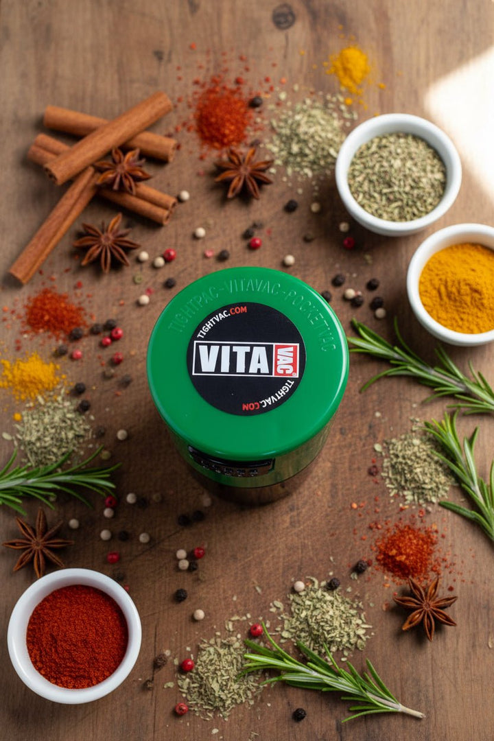 Vitavac 0,06 liter Pocket / 20g / Solid / Light Green - TightVac Europe - The eassiest storage solutions