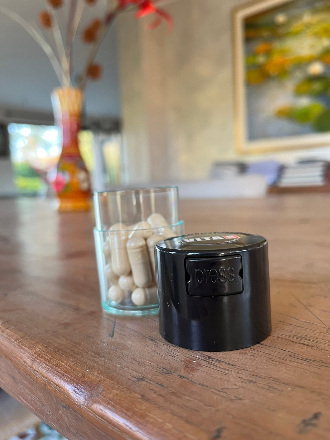 Vitavac 0,06 liter Pocket / 20g / Solid / White - TightVac Europe - The eassiest storage solutions