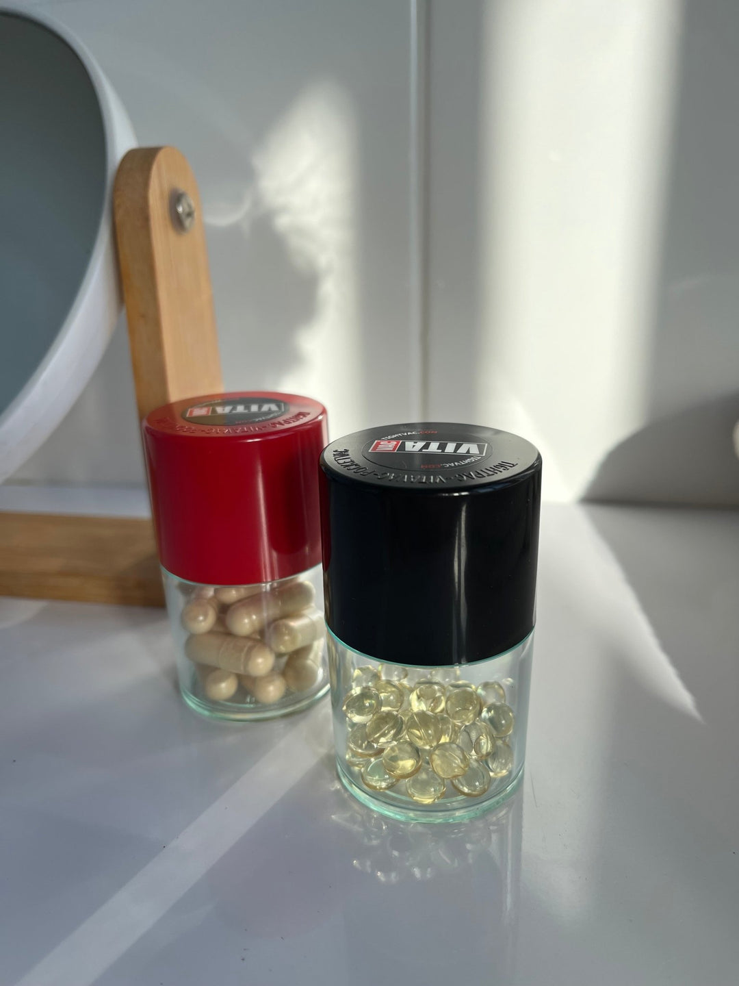 Vitavac Airtight Container 0.06L - TightVac Europe - Spice Jars #color_solid-white