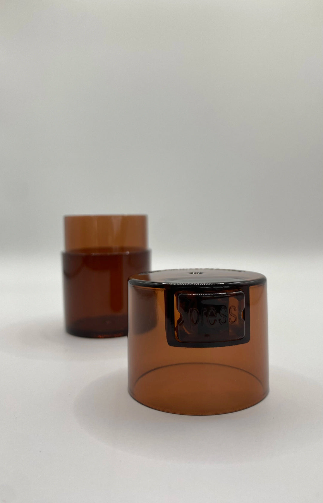 Vitavac Airtight Container / 0,06L / 20g / Clear / Coffee Tint - TightVac Europe - The eassiest storage solutions