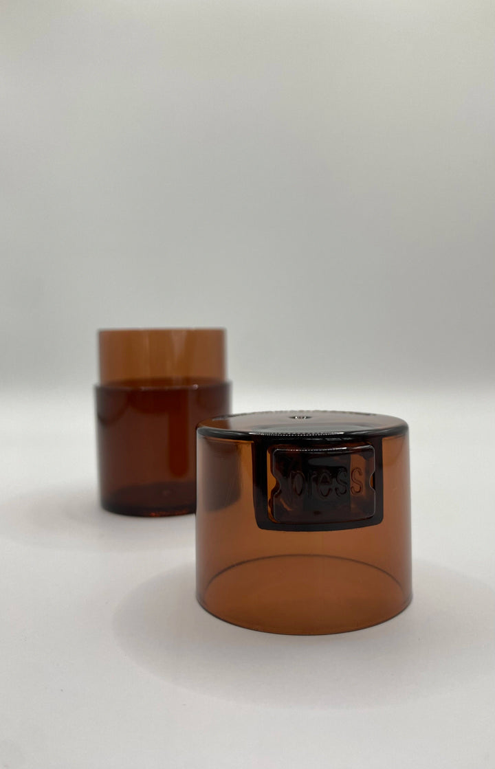 Vitavac Airtight Container / 0,06L / 20g / Clear / Coffee Tint - TightVac Europe - The eassiest storage solutions