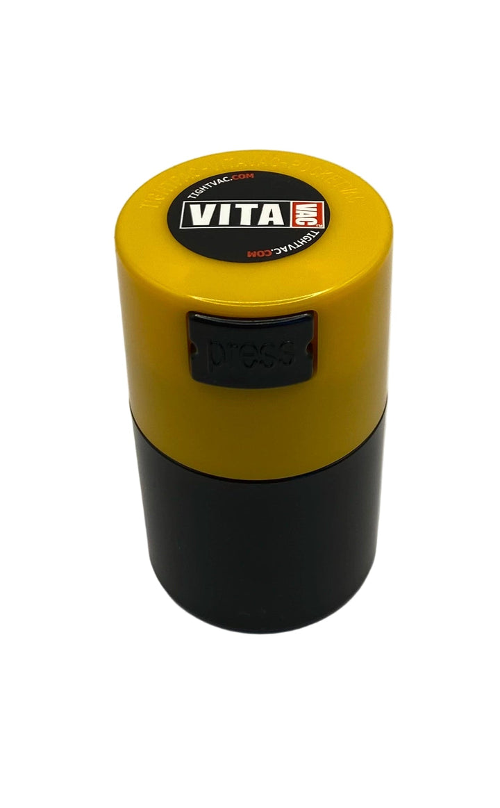 Vitavac Airtight Container 0.06L - Solid Yellow - TightVac Europe - The eassiest storage solutions