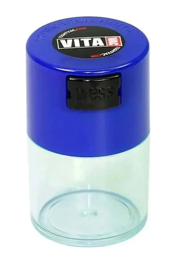 Vitavac Airtight Container 0.06L - Clear Blue