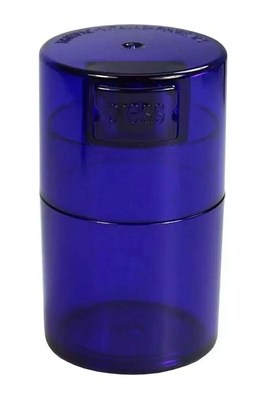 VitaVac 0,06 L, boîte hermétique, bleu profond translucide, pour 20 g de vitamines ou compléments