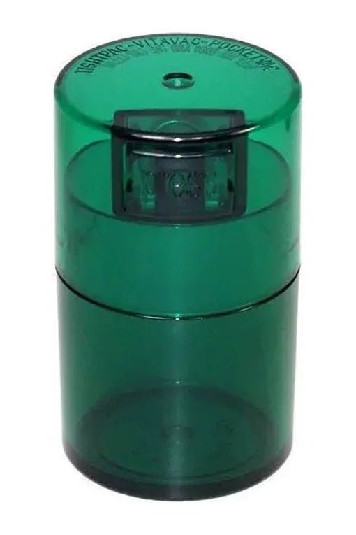 VitaVac 0,06 L, boîte hermétique, vert translucide, pour 20 g de vitamines ou compléments