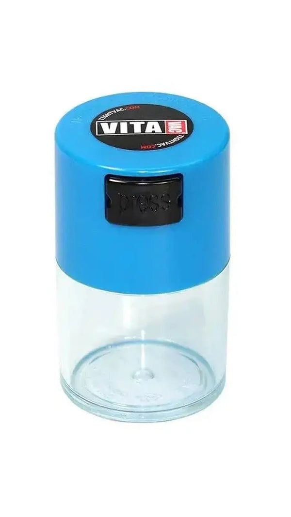 Vitavac Airtight Container 0.06L - Clear Light Blue